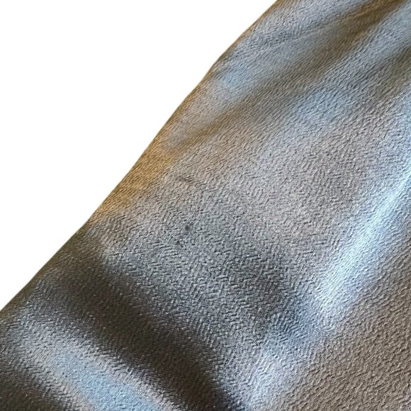 Diane Von Furstenberg Lyla Grey Sleeveless Shift Dress High Slit Size Small - Picture 11 of 12